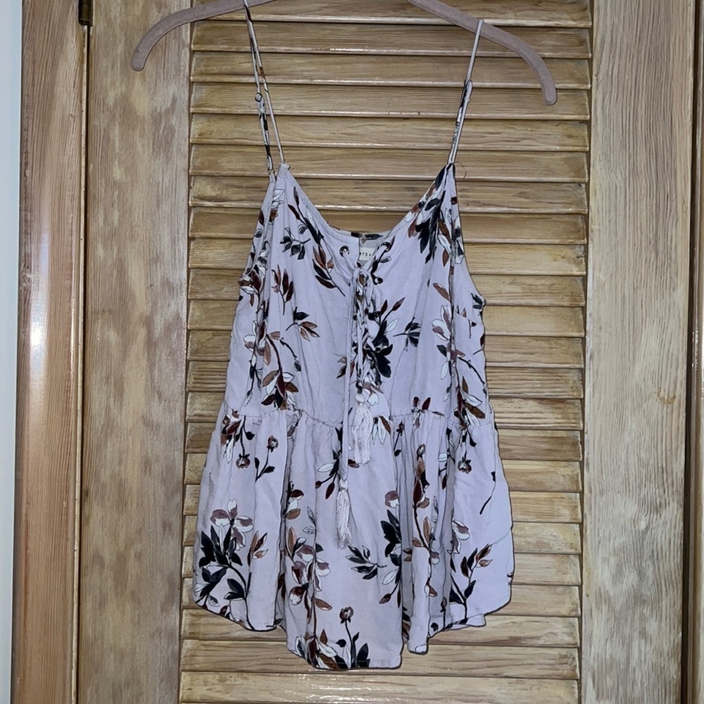 L.A. hearts top - purple spaghetti strap top size medium